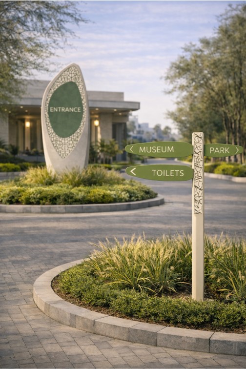 Illuminated Wayfinding Totem - Concept & Prototype